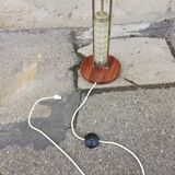 Vintage chrome and glass floor lamp 5 lights