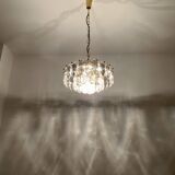 1 of 2 Crystal Glass Chandelier by J.T. Kalmar