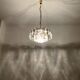 1 de 2 Lustre en verre cristal par J.T. Kalmar