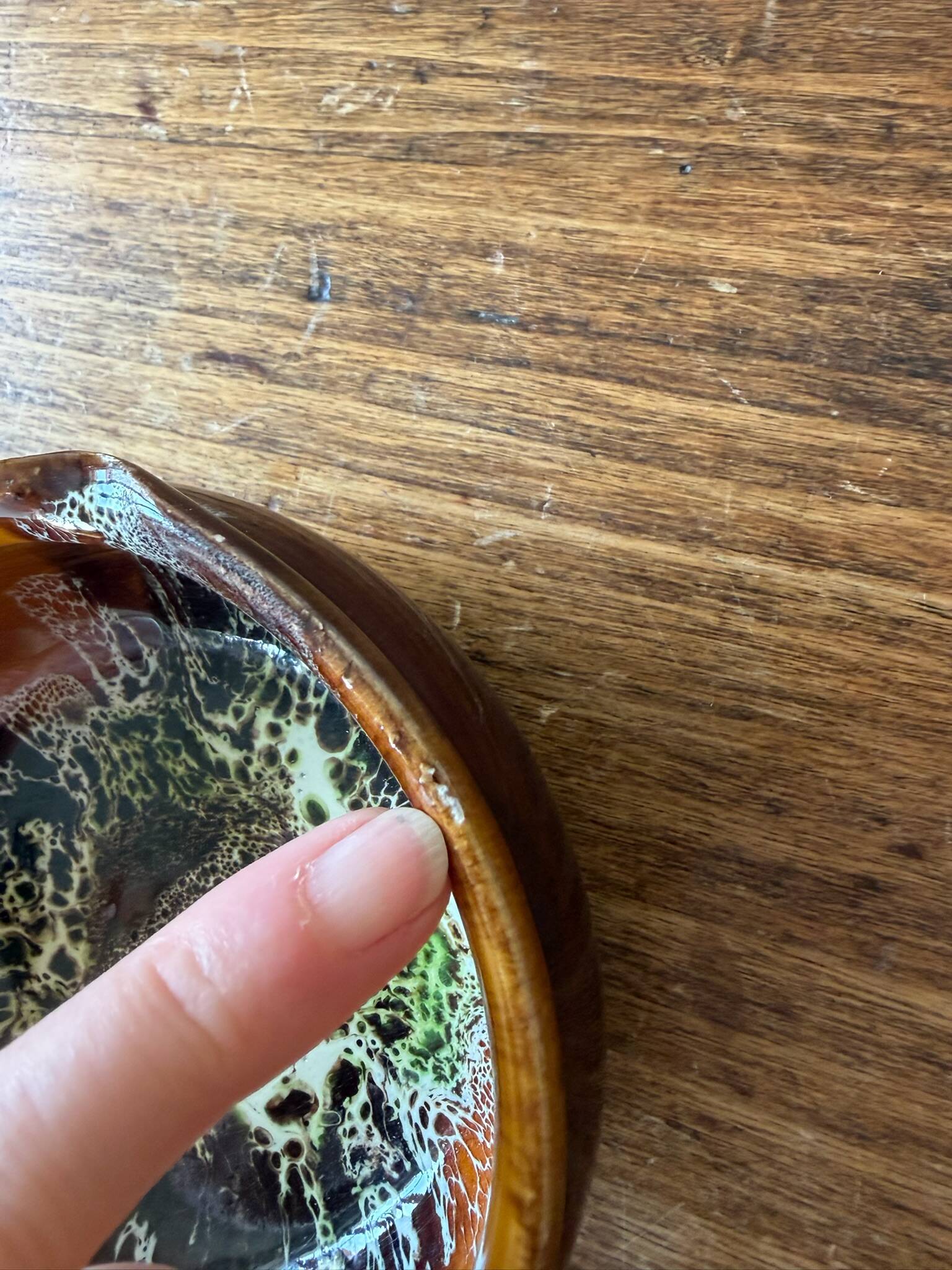 Small pan, pocket emptier - vintage Vallauris