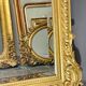 Miroir 156x106 ancien XIXè,dorure à la feuille d’or