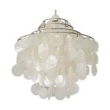 Luster with mother-of-pearl grapevines