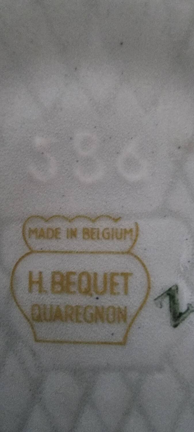 Art deco vase h.bequet quaregnon belgium