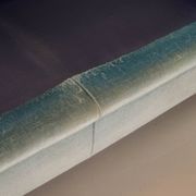 Chesterfield Duotone 2-Seat Sofa in Frosted Blue & Green Velvet 1950s