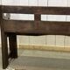 Banc rustique en châtaignier fin XIXème
