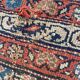 Handmade old Kurdish Persian carpet 135x276 cm