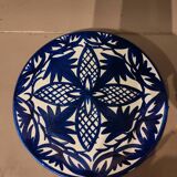 Vintage handmade ceramic plate