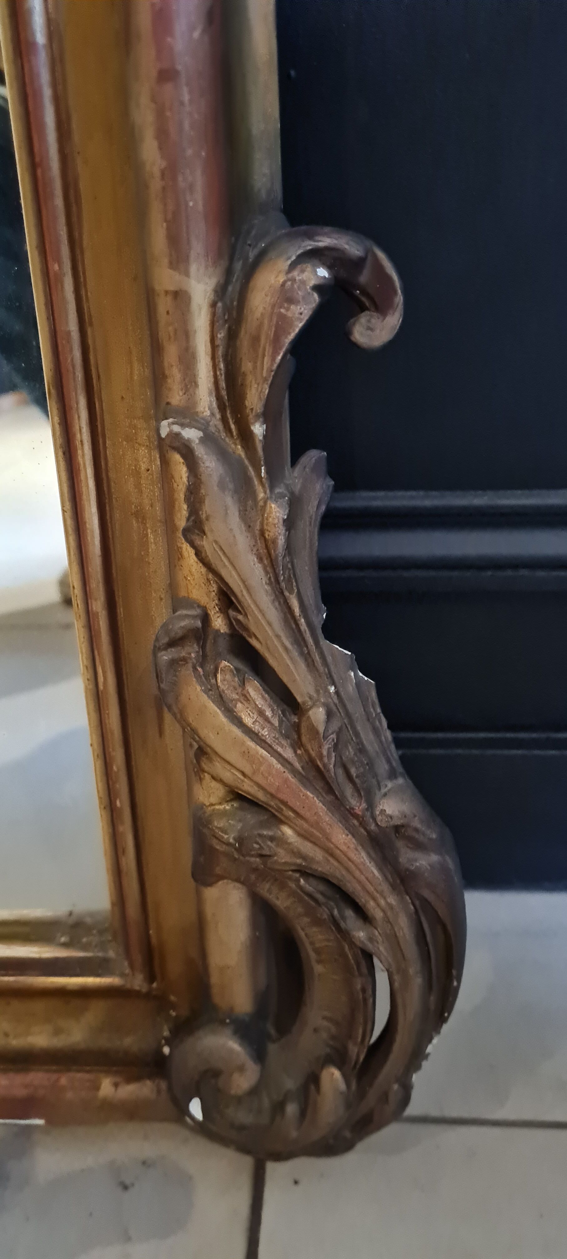 Louis XV style mirror - 137x81cm