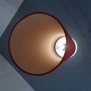 Floor lamp with illuminated glass stand from Doria Leuchten, 1960s.