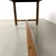 Farm table in solid cherry wood, one drawer, 1950s.