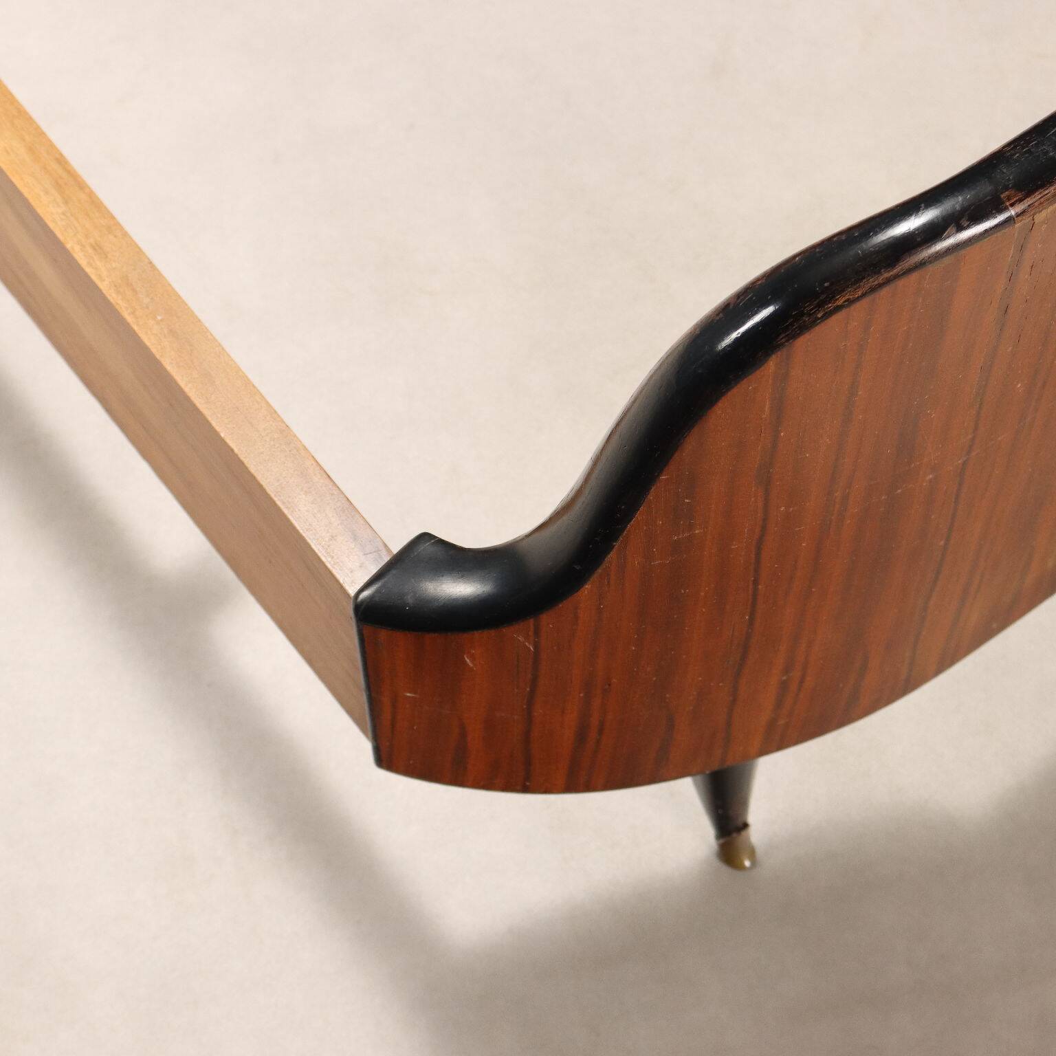 Bed with bedside tables 1950s-60s