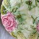 Assiette barbotine fin XIX