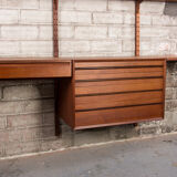 Danish modular teak shelf by Poul Cadovius 1960