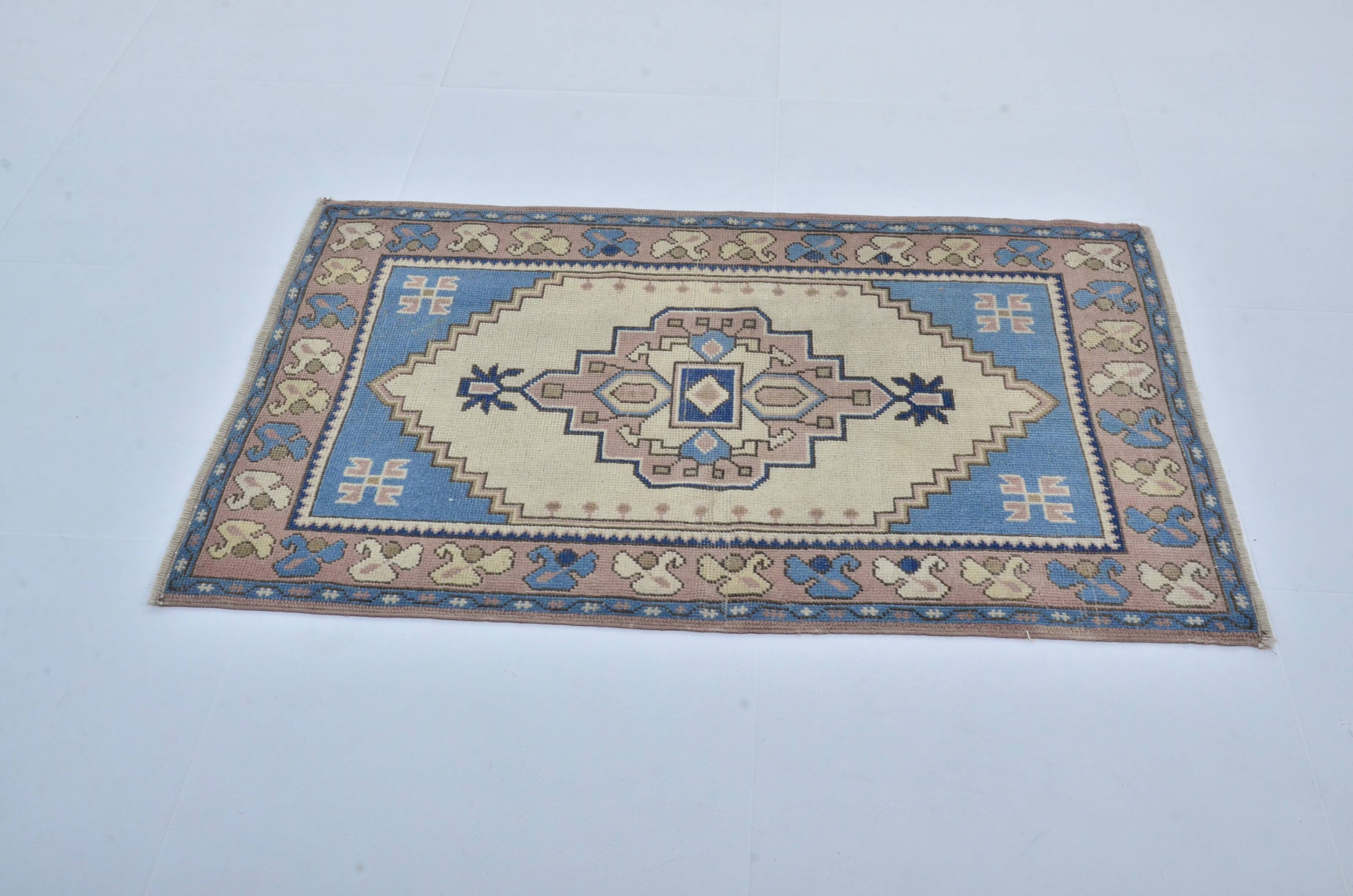 Oushak Vintage Wool Rug sku 3423