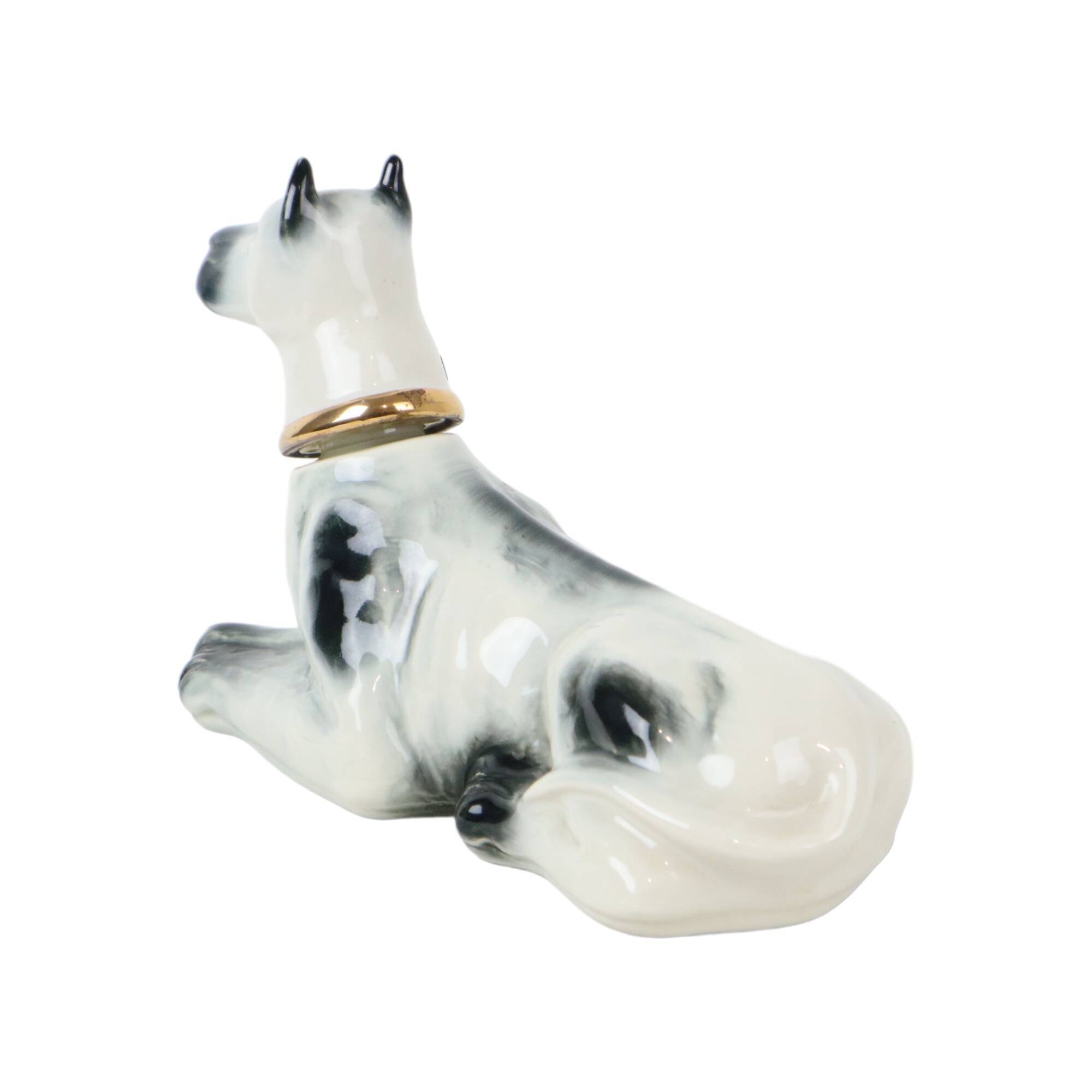 Beautiful Vintage Danish Dog Carafe James Beam Distilling Porcelain 1976