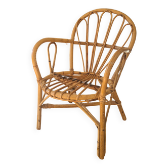 Children's rattan armchair