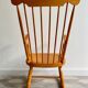 Rocking-chair en bois vintage