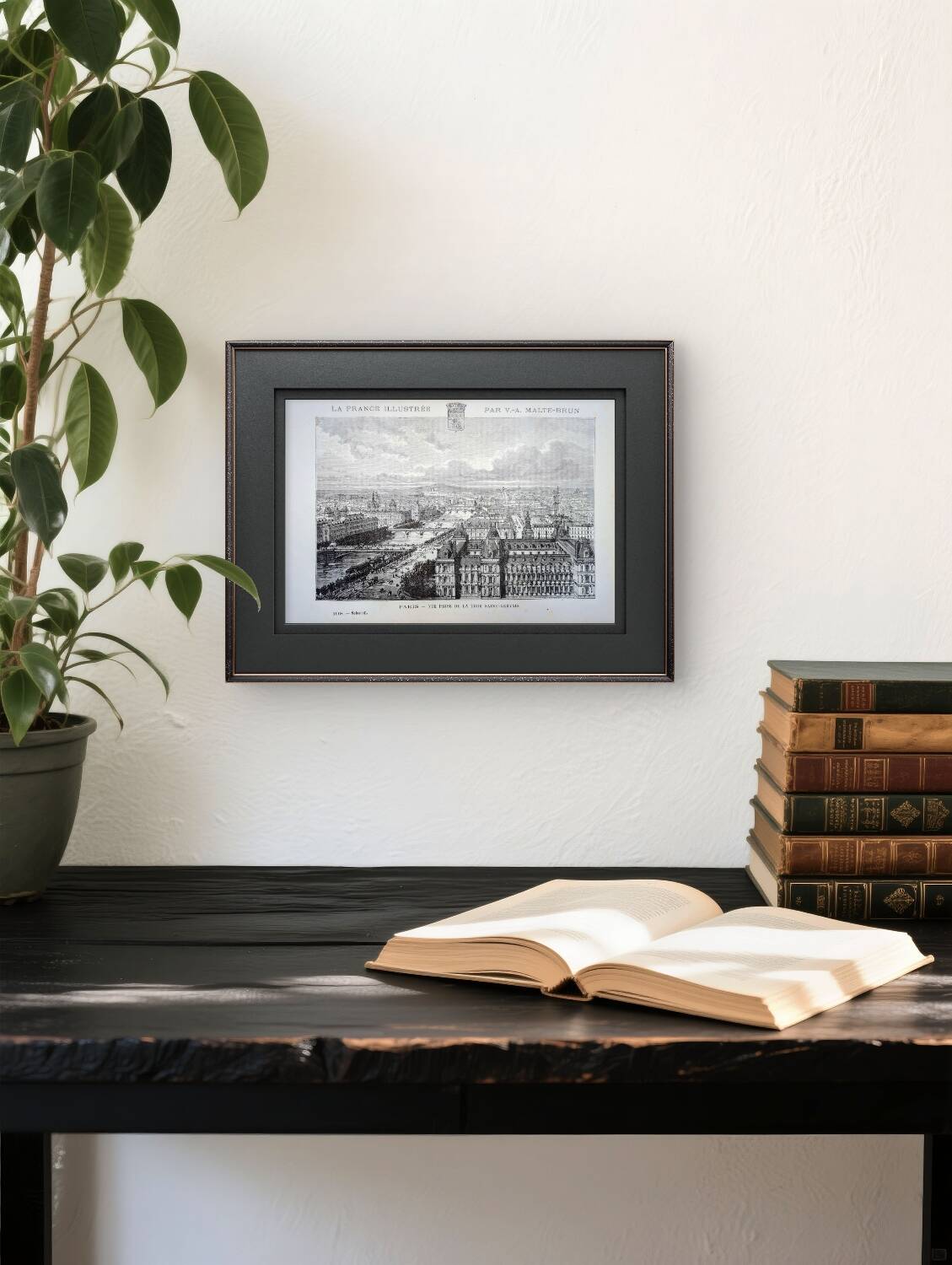 Paris, printed illustration from 1883.