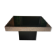 Coffee table for Cidue with smoky mirror, 70s