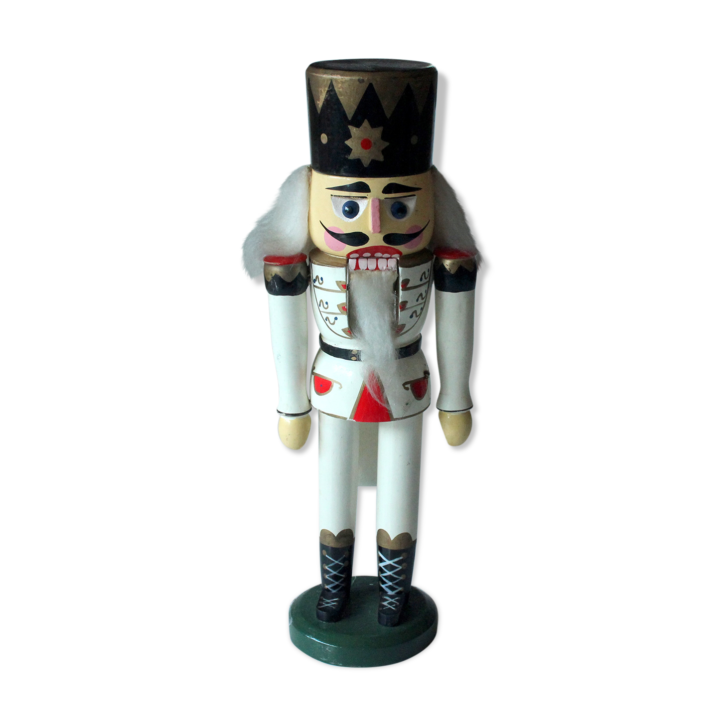 Wooden nutcracker, vintage from the 1970s