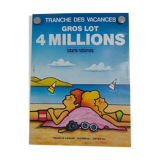 Original National Lottery Lottery Slice Holiday Jackpot 1985