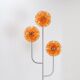 Orange "Coral Ball" floor lamp - QisDesign