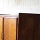 Armoire vintage pied compas