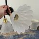 Pair of Art Deco wall lights in glass and ceramic