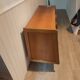 Vintage 1950 oak chest of drawers with pyramidal drawers