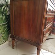 Commode louis XVI acajou plateau marbre