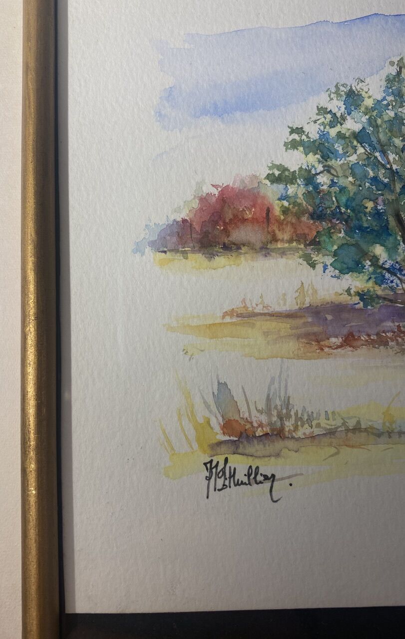 Provencal landscape signed Jean-Marc l'Huillier and dated 96