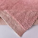 6x9 Soft Pink Handmade Wool Vintage Rug 197x287Cm SK 241959
