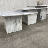 Set of 3 marble nesting tables