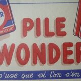 Advertising poster 1950s pile wonder