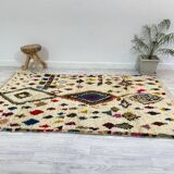 Handmade Moroccan Berber carpet 251 x 155 CM