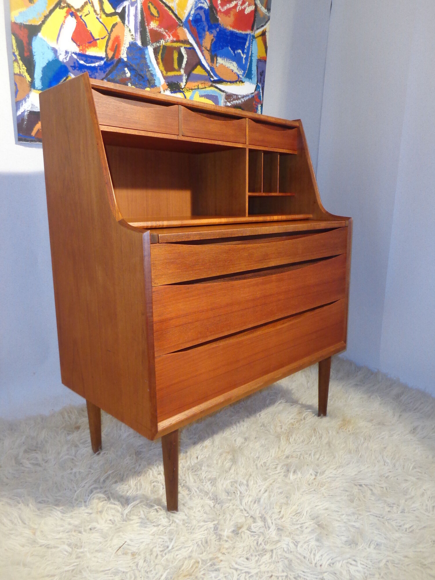 Secretary Arne Vodder Scandinavian produced by Olholm Møbelfabrik 1960
