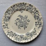 Antique plates in iron earth Lonchamp - Ribbon