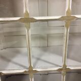 Painted window with a glass door
