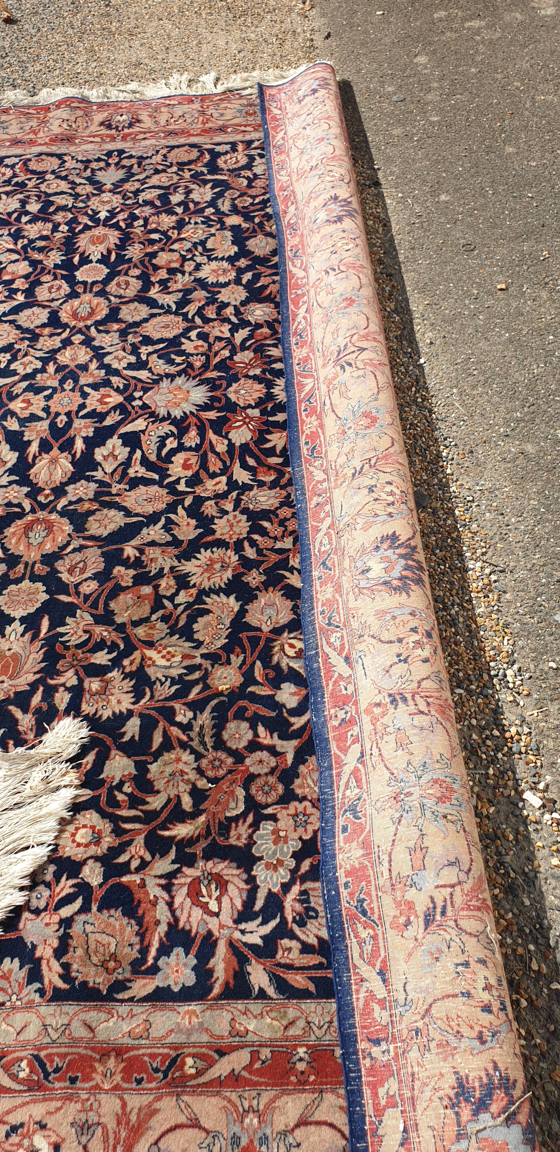 Persian carpet isfahan silk wool