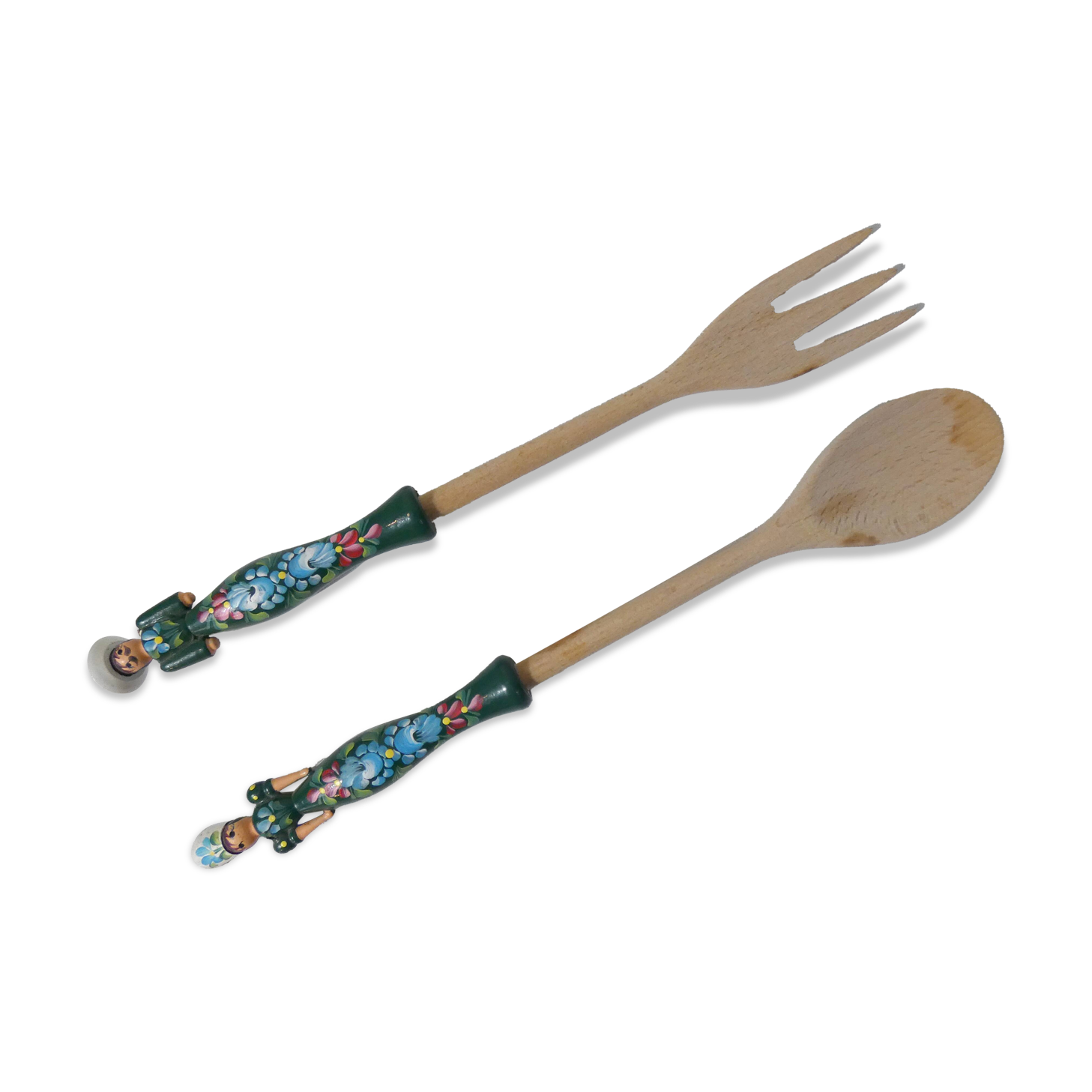 wooden salad servers