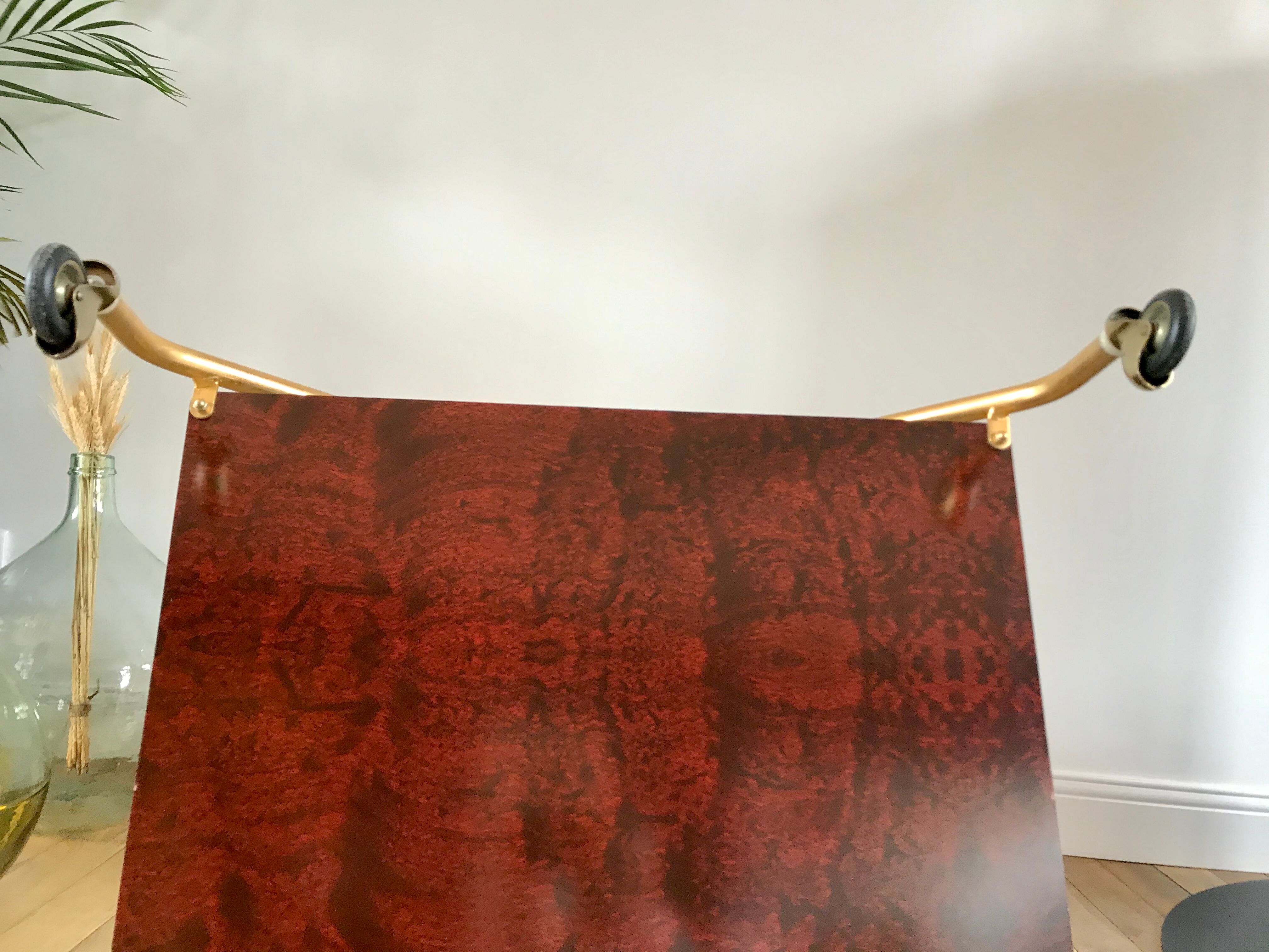 Design service in formica and brass 60s
