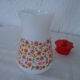 Pichet Scania verseuse carafe petities fleurs orange arcopal vintage