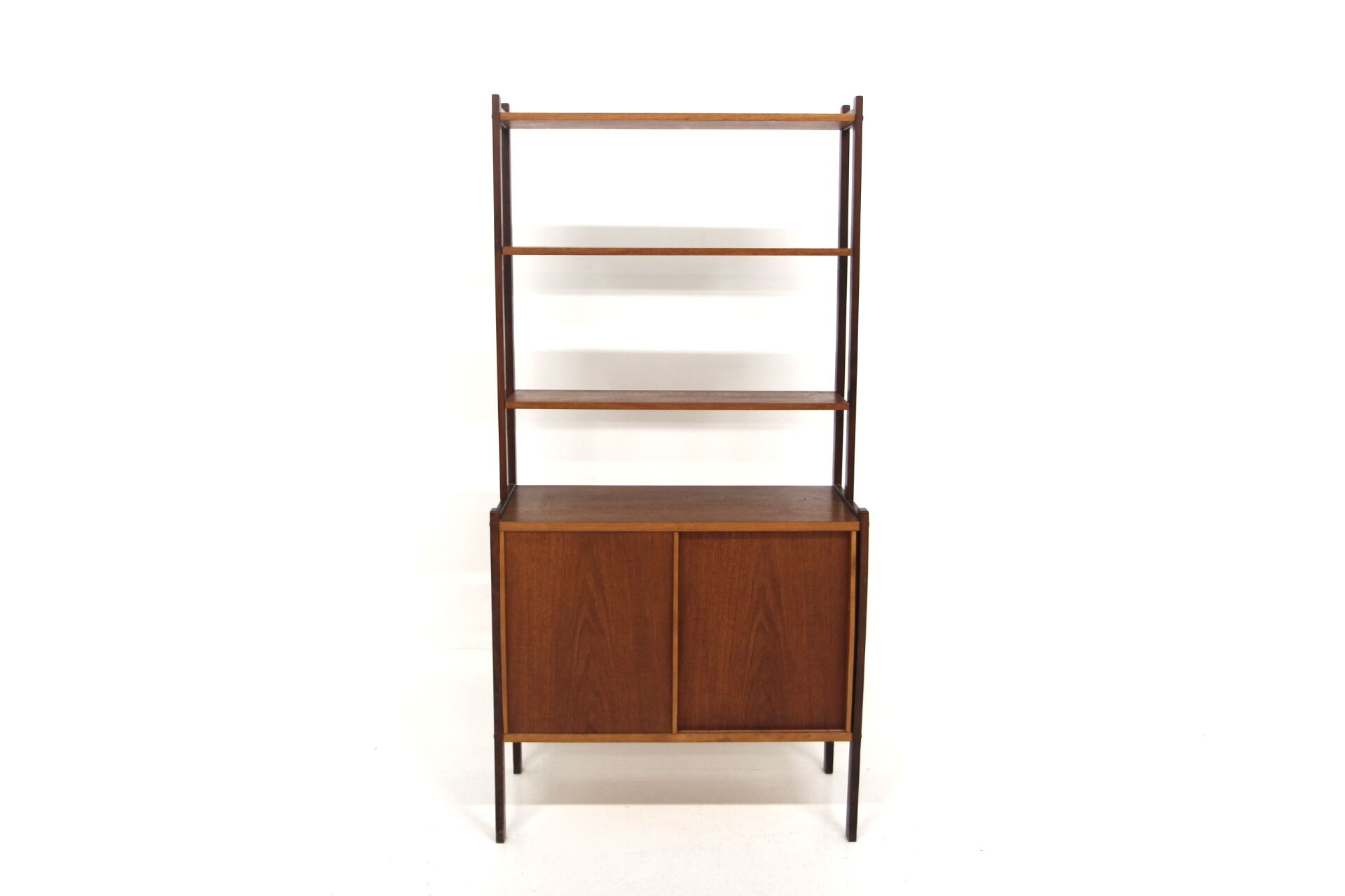 Bibliothèque scandinave en teck, Suède, 1960