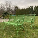 Banc Arras 2 places - RAL 6017 (vert)