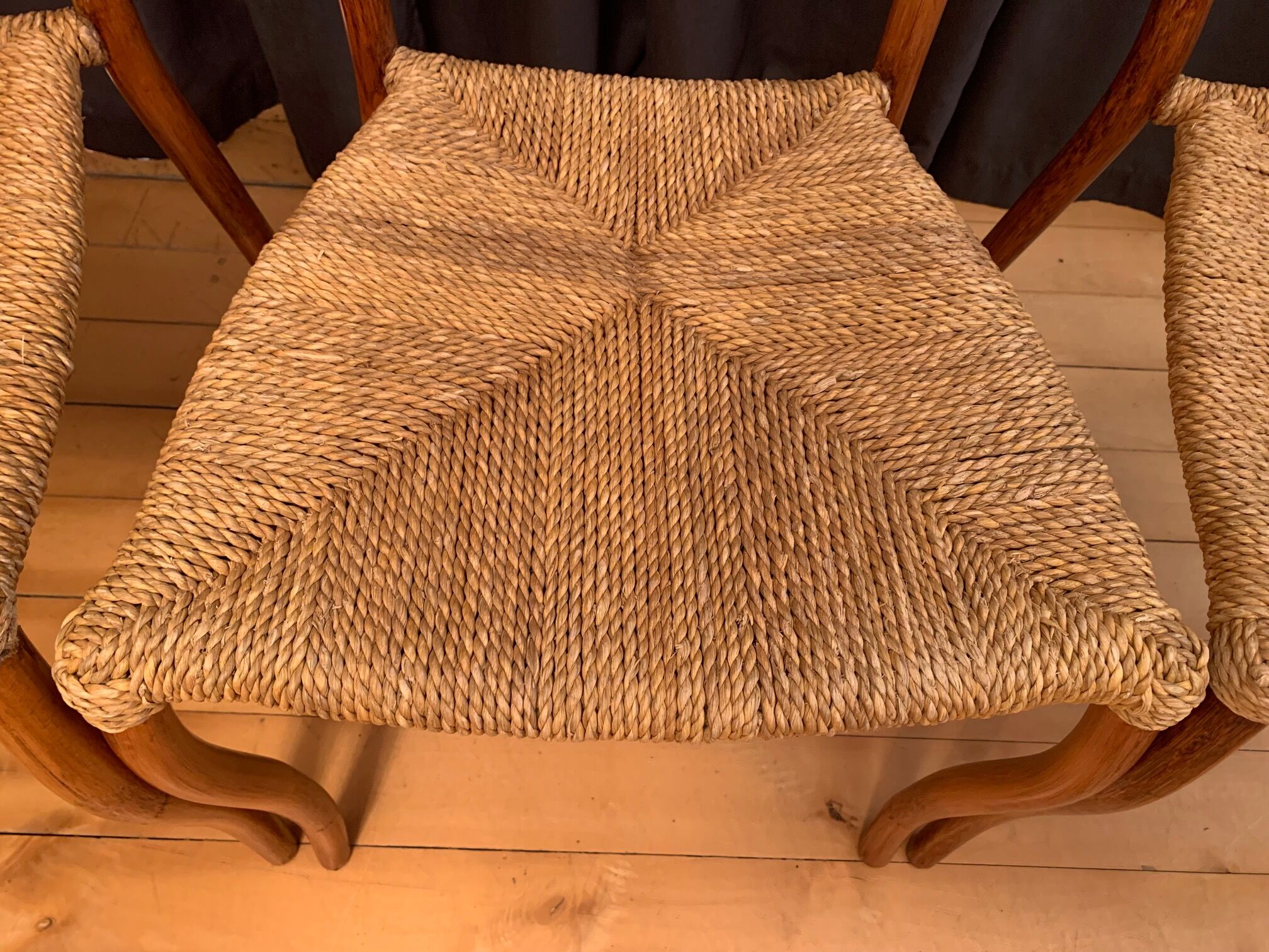 A set of four chairs, 1960s