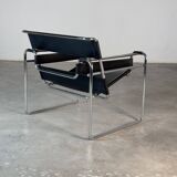 Marcel Breuer Wassily Chair for Gavina, Bauhaus Icon in Leather, 1960s