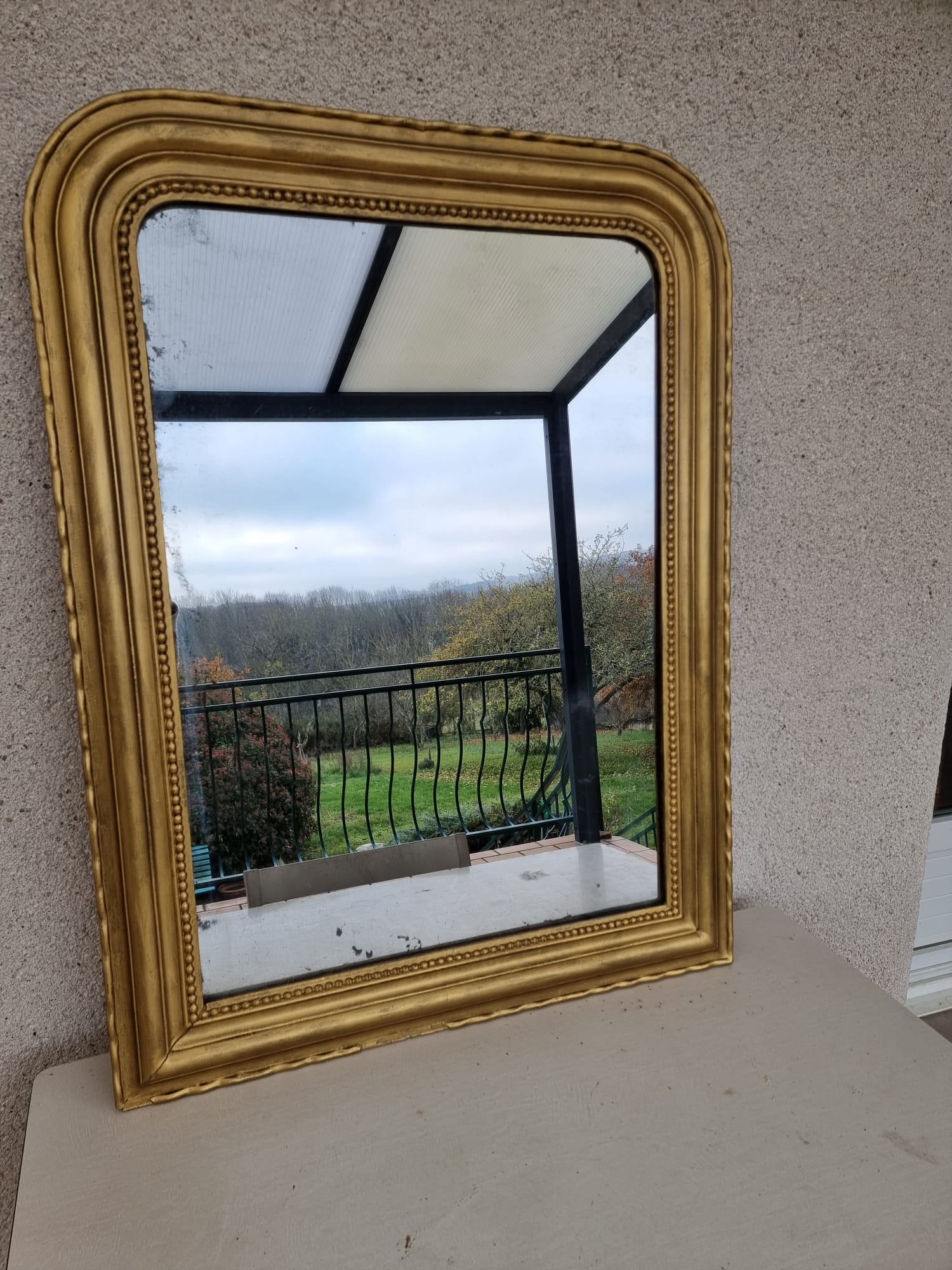 Old mirror of the Louis Philippe style 78x102cm