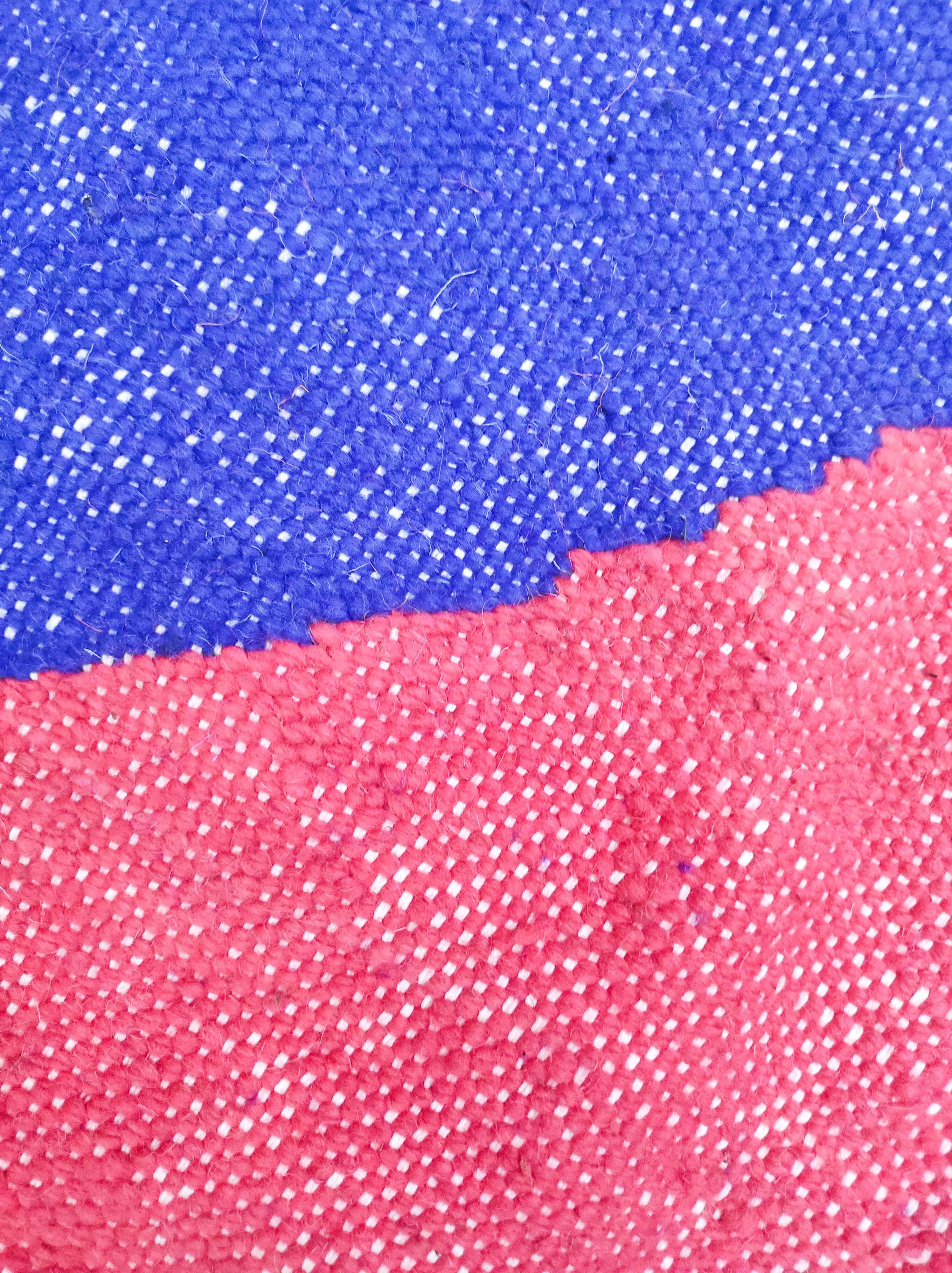 Contemporary Moroccan Berber kilim 3.06x1.89m new 100% wool