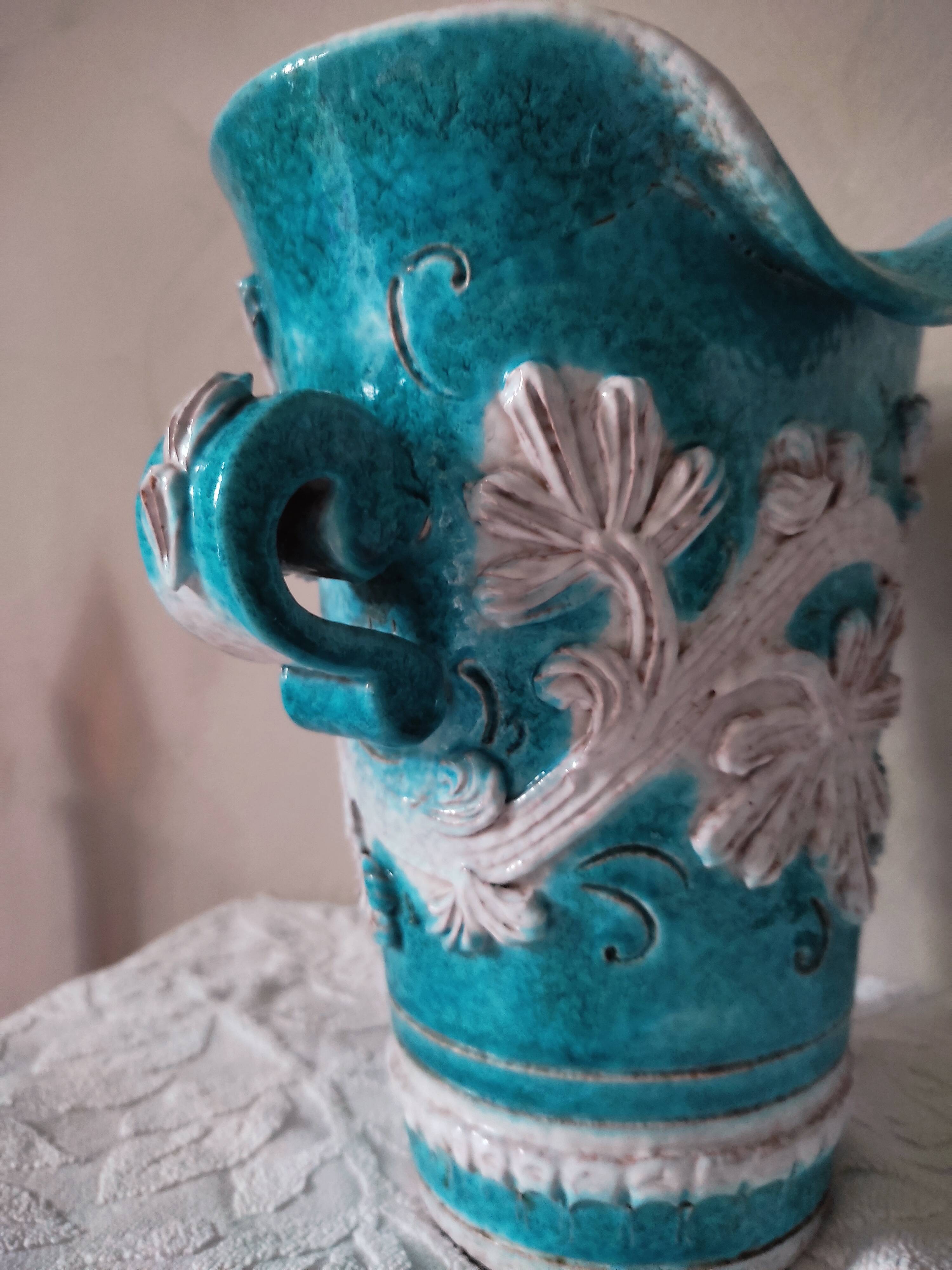 Baroque ceramic vase