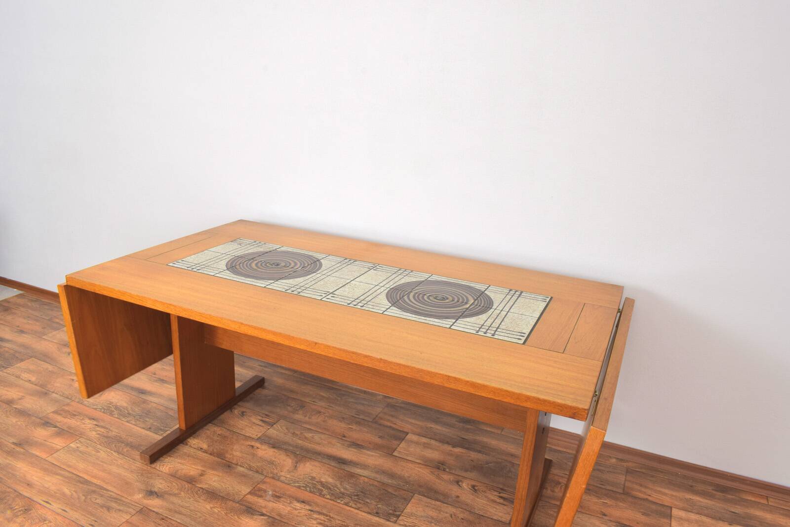 Teak and tile dining table by Gangso Mobler, 1960s